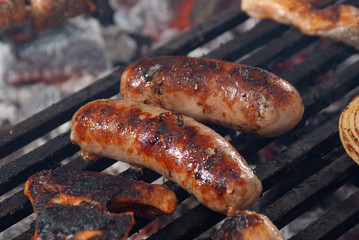 Sausage making roasted