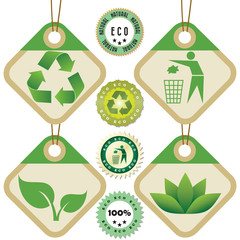 Eco tags and stickers 1