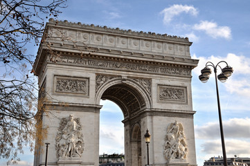 Fototapeta na wymiar arc de triomphe Paris