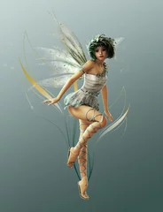 Garden poster Fairies and elves Little Fairy 1