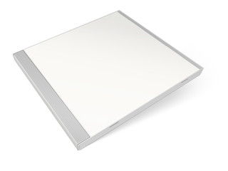 White blank cd case