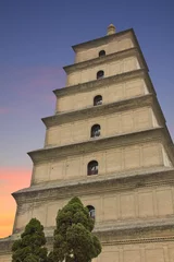 Gordijnen Big Wild Goose Pagoda, X'ian, China © TravelWorld