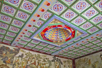 Deurstickers Roof of the Giant Wild Goose Pagoda, X'ian, China © TravelWorld