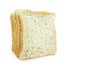 bread isolated on a white background