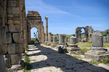 Ruiny w Volubilis