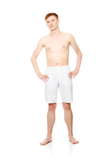 Fototapeta premium Young man clothed for summer