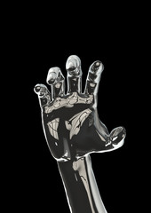 chrome hand