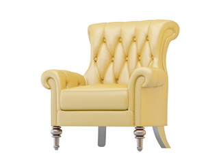 Fototapeta premium Luxurious armchair isolated