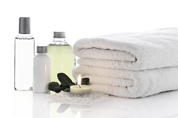 Skin or body care cosmetics and towel