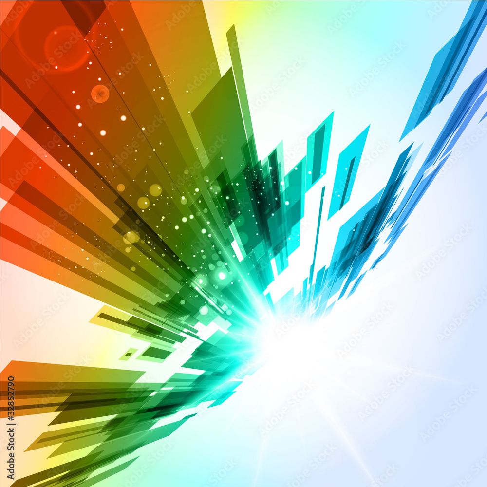 Poster abstract background vector