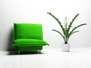 Modern  interior design of living room
