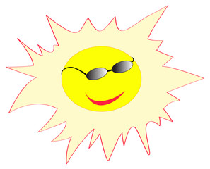 sun in the bespectacled