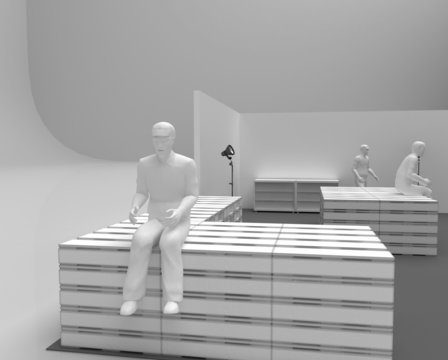 stand allestimento 3d manichini grande fratello