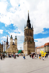 Naklejka premium Markt Halle Saale