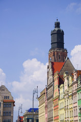 Obraz premium Rynek - Breslau - Polen