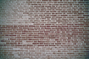 Fototapeta na wymiar Płaska ściana z czerwonej cegły