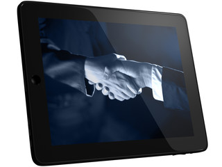 Handshake, Handshaking on Tablet PC Computer