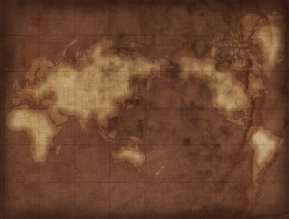 古地図風世界地図