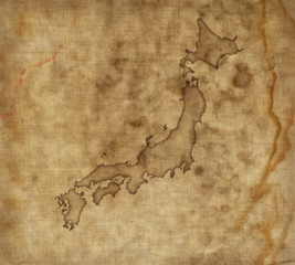 古地図風日本地図
