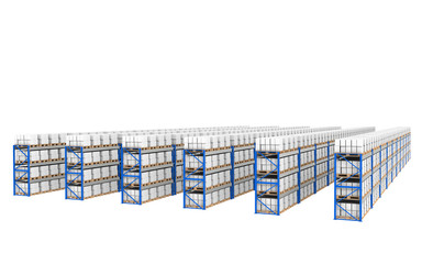 Shelves x 60.Part of a Blue Warehouse and logistics series