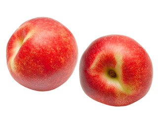 peach isolated on white background