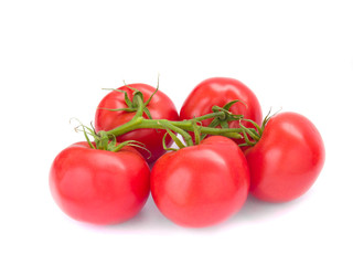 tomatoes isolated over white background