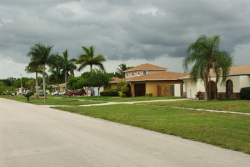 Fototapeta na wymiar Florida houses