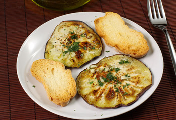 Melanzane con prezzemolo - Eggplant with parsley