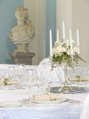 beautiful served table