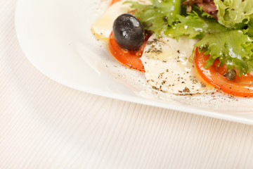 mozzarella and tomato