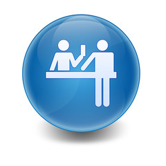 Esfera brillante simbolo venta de billetes