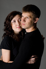 Portrait of a young couple