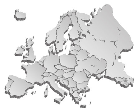 Weltkarte Landkarte Europa Karte 4 3d