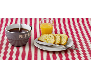 Petit dejeuner - Nappe Rouge
