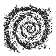 spiral abstract design