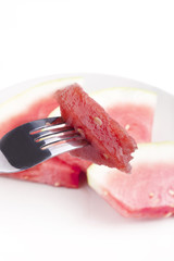 frische Wassermelone zum Frühstück