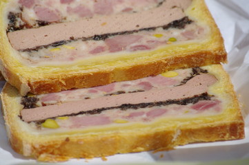 tranches de pâté en croute artisanal
