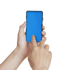 Mobile phone With hand