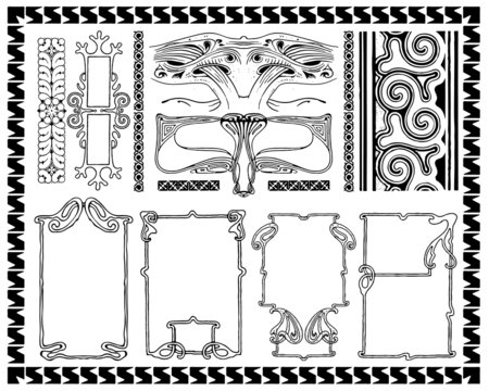 Art Nouveau frames