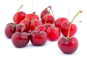 Grupo de cerezas.
