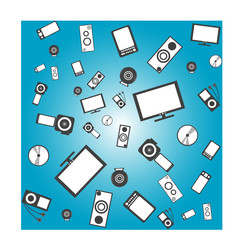 seamless electronics set wallpaper