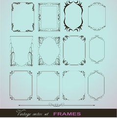 Vignette Flourish Frames