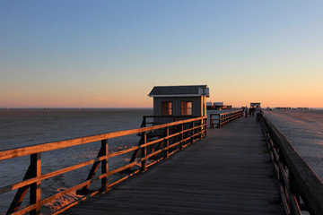 St. Peter Ording im Abendlicht
