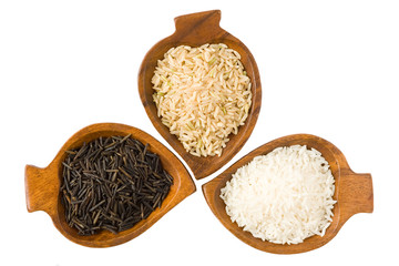 Three kinds of rice