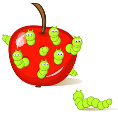 wormy apple