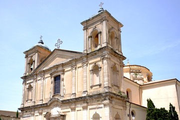 Fototapeta na wymiar Duomo San Leoluca Vibo Valentia