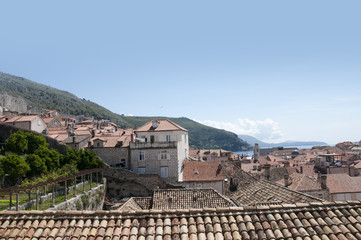 The Walled City of Dubrovnic in Croatia Europe