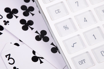 calculator and poker