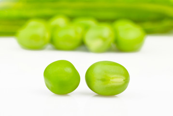 ripe green peas