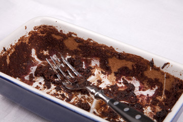 Schokoladenkuchen Auflauf